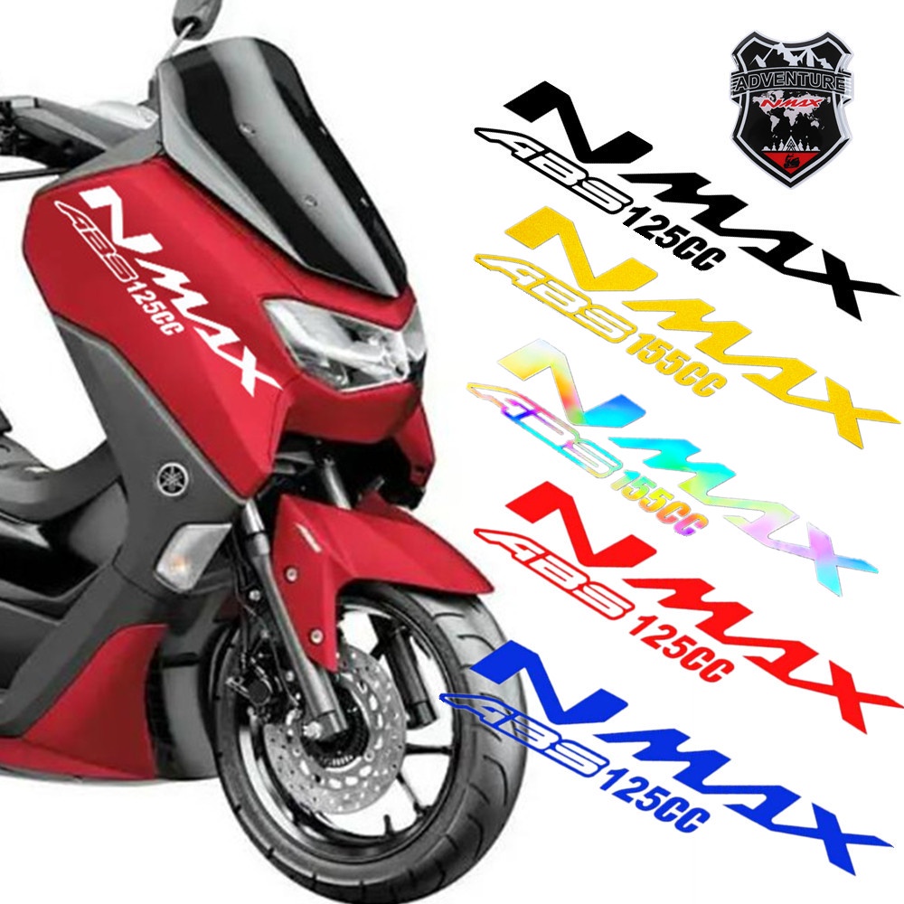 Stiker Reflektif Motif Strip Untuk Body Samping Motor YAMAHA NMAX 125 Nmax155