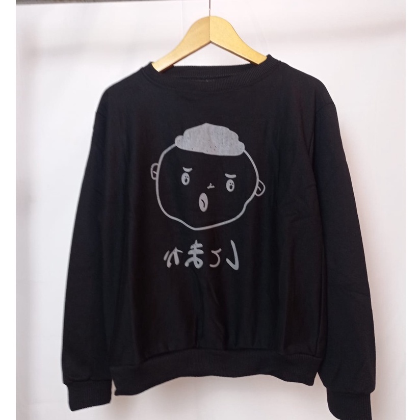 Sweater Crewneck Cute Baby - Baju Wanita - Korean Style Sweatshirt