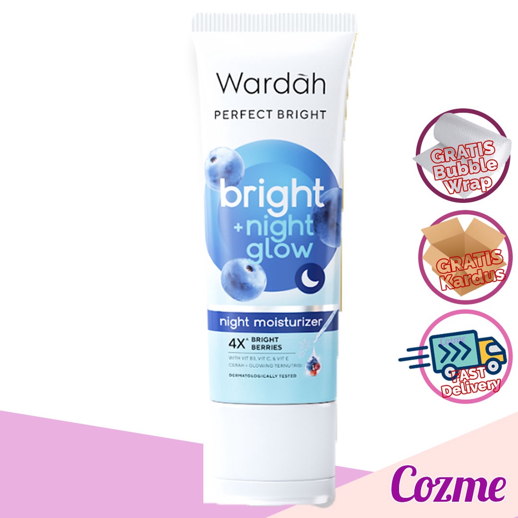 WARDAH Perfect Bright + Night Glow Moisturizer 20mL