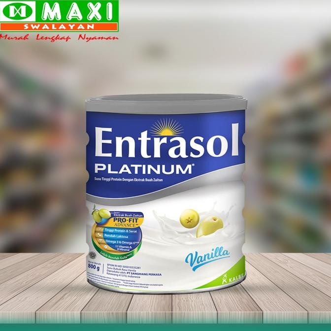 

[ COD ] Entrasol Platinum 800gr Vanila