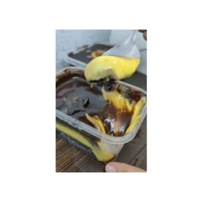 brownies durian/ brownies alpukat / dessert durian / dessert box/