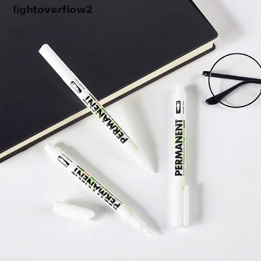 (lightoverflow2) 3pcs / set Spidol Highlighter Warna Putih Untuk Menggambar / Sketsa (ID)