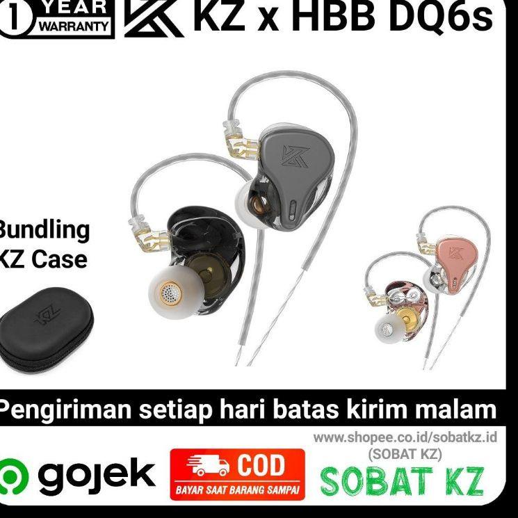 Seller VRE KZ x HBB DQ6S KZ DQ6S KZ HBB DQ6S In Ear Monitor Wired Earphone Bass Metal Headset HiFi M