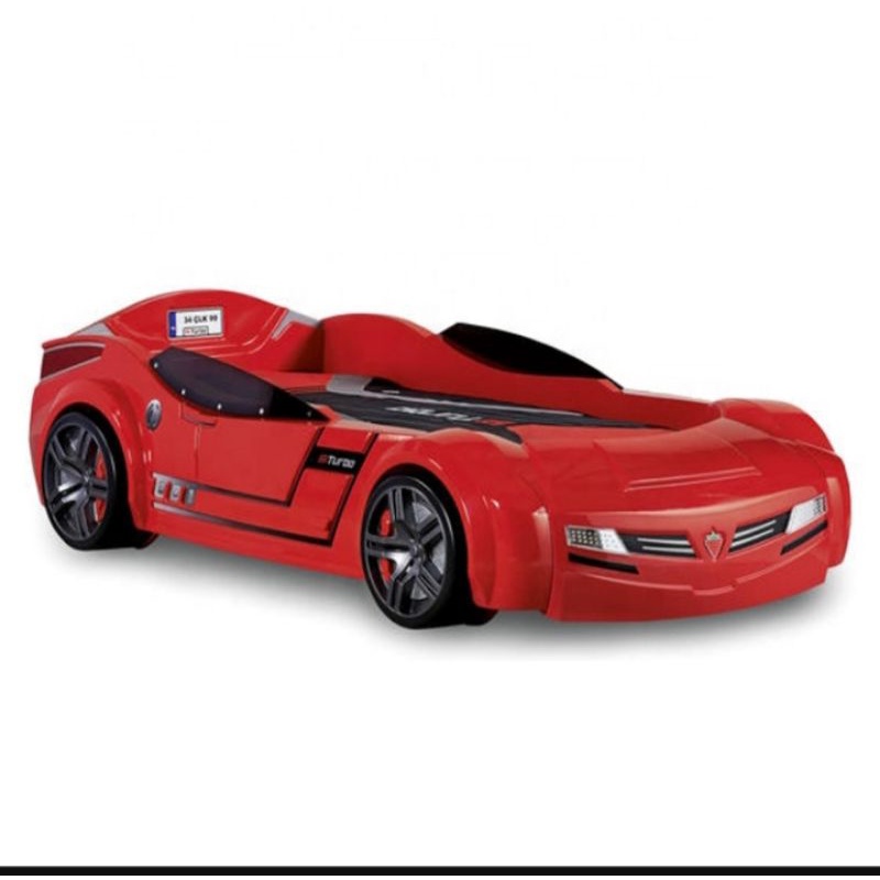 PRELOVED BED CAR STEP2 STEP 2 RANJANG ANAK  TEMPAT TIDUR ANAK BENTUK MOBILAN BEKAS SECOND STEP2 LITT