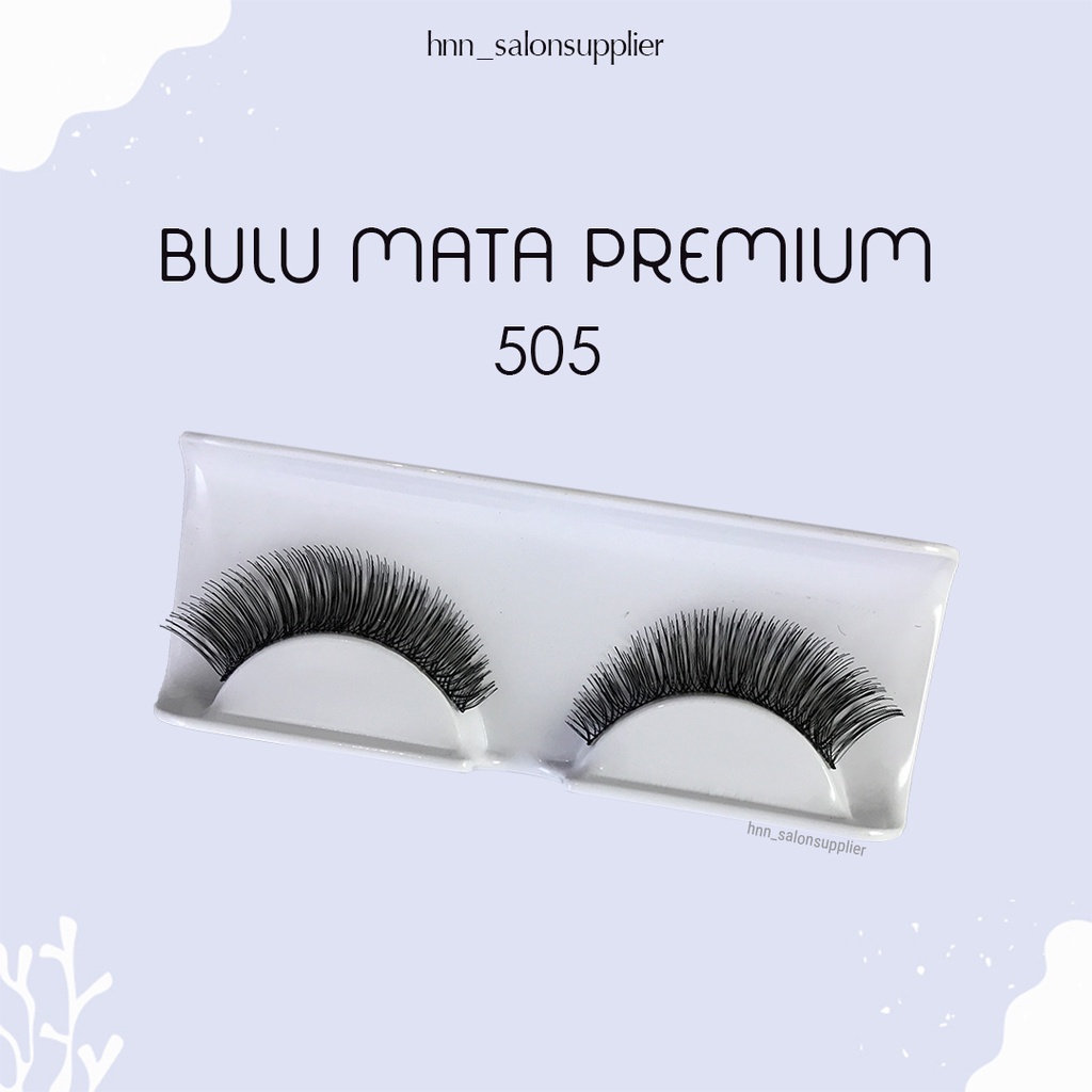 505 Bulu Mata Palsu Handmade Fake Eyelash Eye Lashes Lash Artifivial Belle Eyelashes