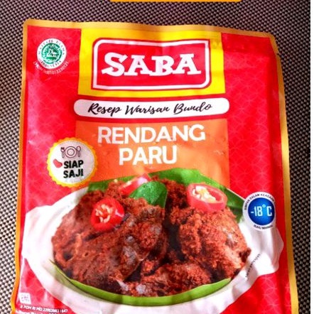 

rendang paru saba