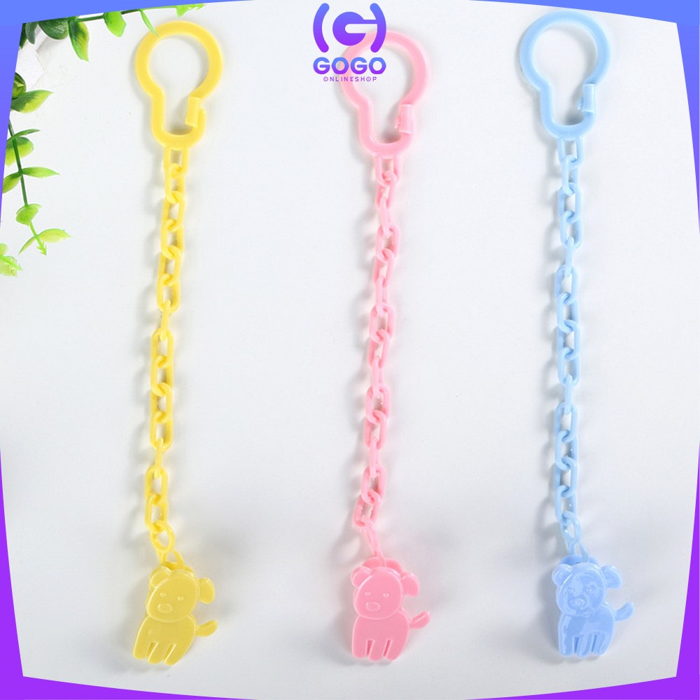 GOGO-C43 Tali Gantungan Empeng Baby / Klip Rantai Penjepit Dot Bayi / Teether Clipper Pacifier Holder