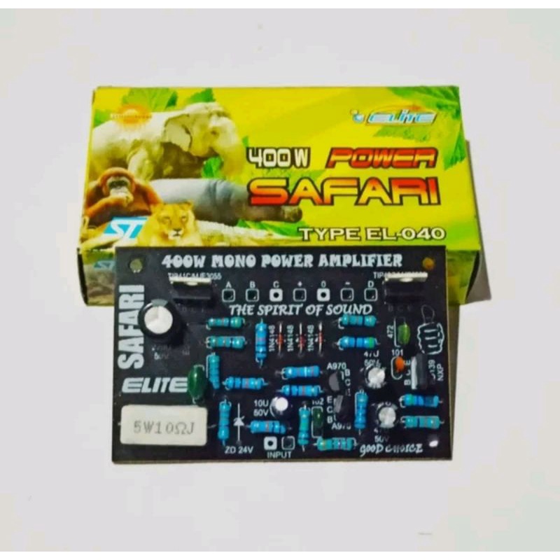 KIT  Driver Safari PA 400 Watt Mono Elite