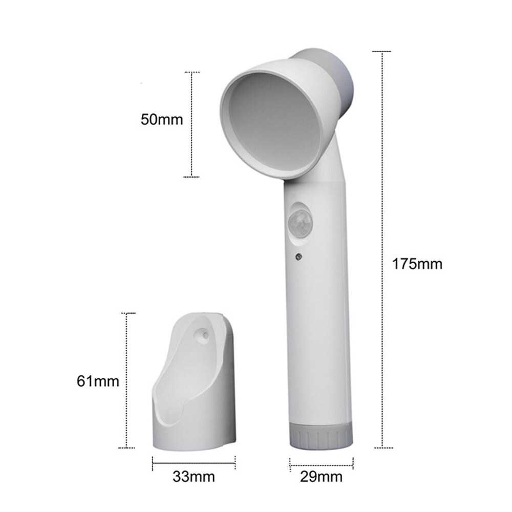 VEVICE Lampu LED Induction Sensor USB Rechargeable - LT1003 ( Al-Yusi )