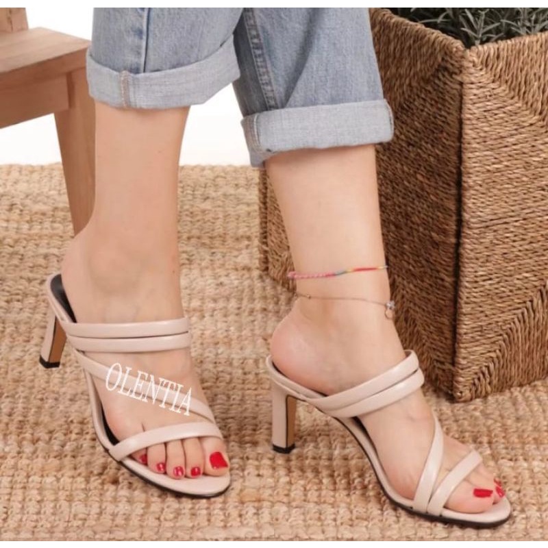 Sandal Wanita  Sandal heels 7cm FR 16