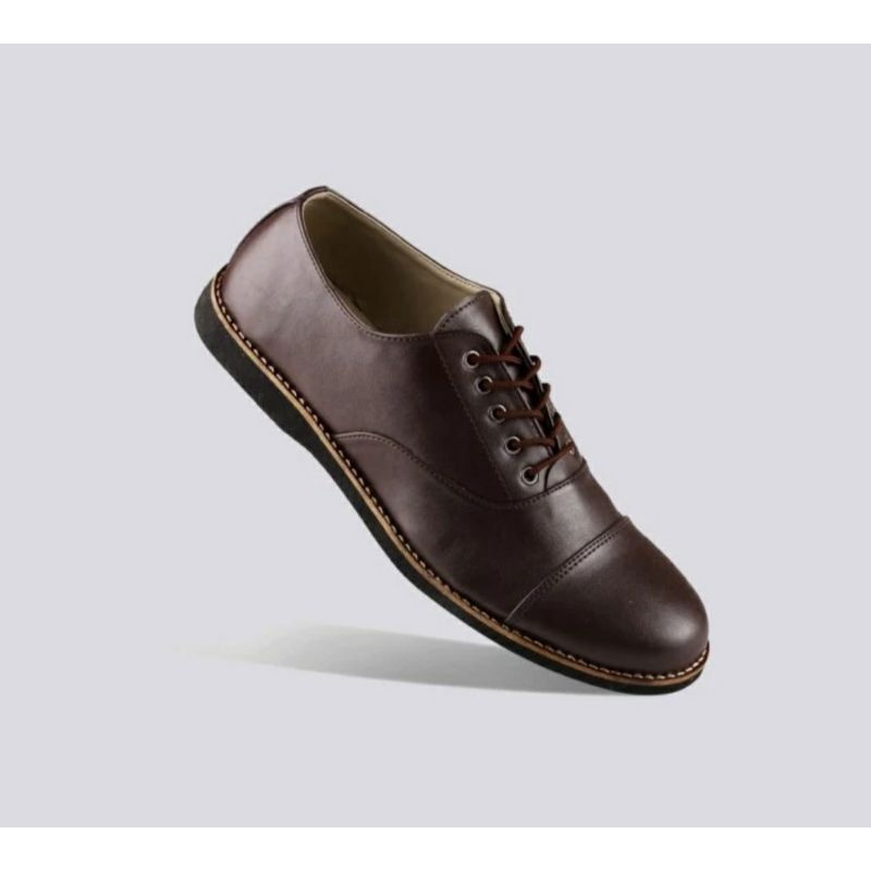 OXPORD X.Eight Big Size 43.48 Sepatu Kerja Pesta pria Ukuran Besar JUMBO Cowok Sepatu Formal Clasic Cowok Original Brown