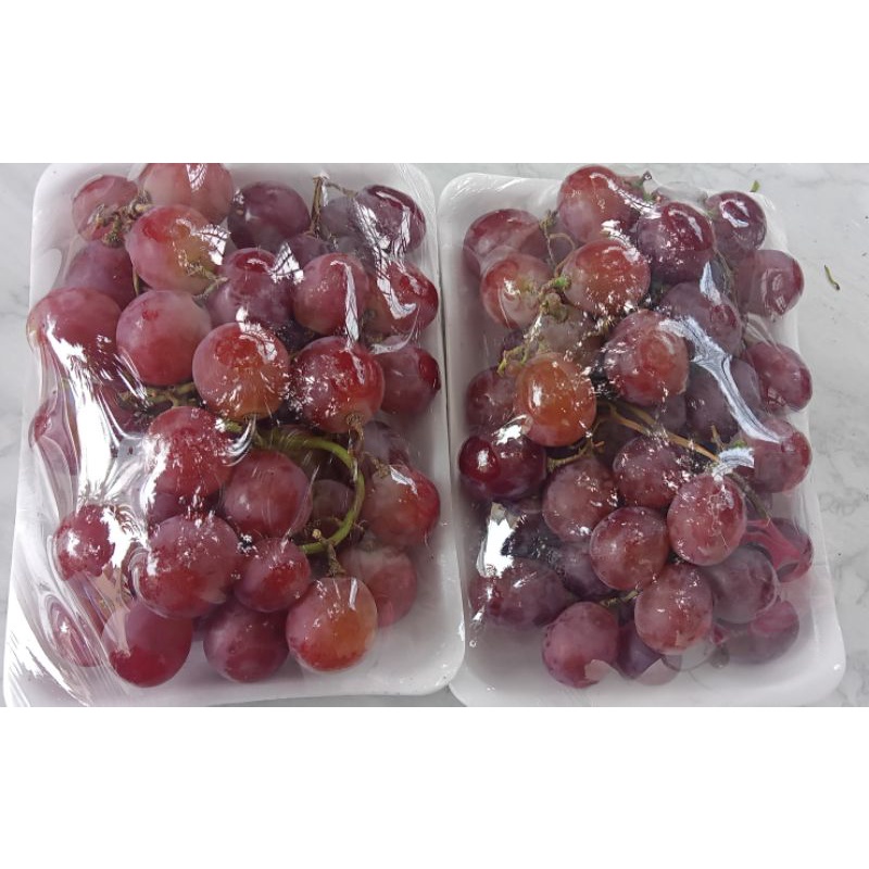 

Buah Anggur Red globe Perpax/500 gram
