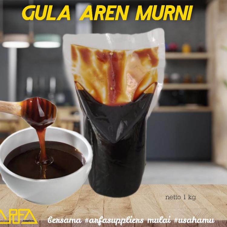 

Mau Hemat--Aren Cair Murni Petani Aren Pouch 1 kg