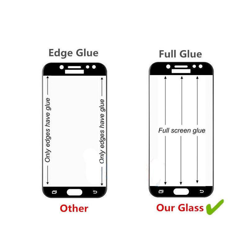 2pcs Tempered Glass Pelindung Layar Huawei P20 Lite Nova 3E Full Cover