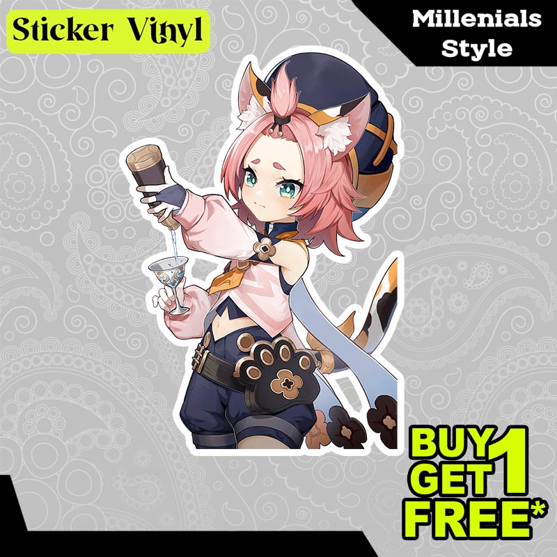 

Stiker Sticker Diona Karakter Genshin Impact Gambar Unik Desain Keren dan Kekinian Aesthetic Bahan Vinyl Satuan Anti Air