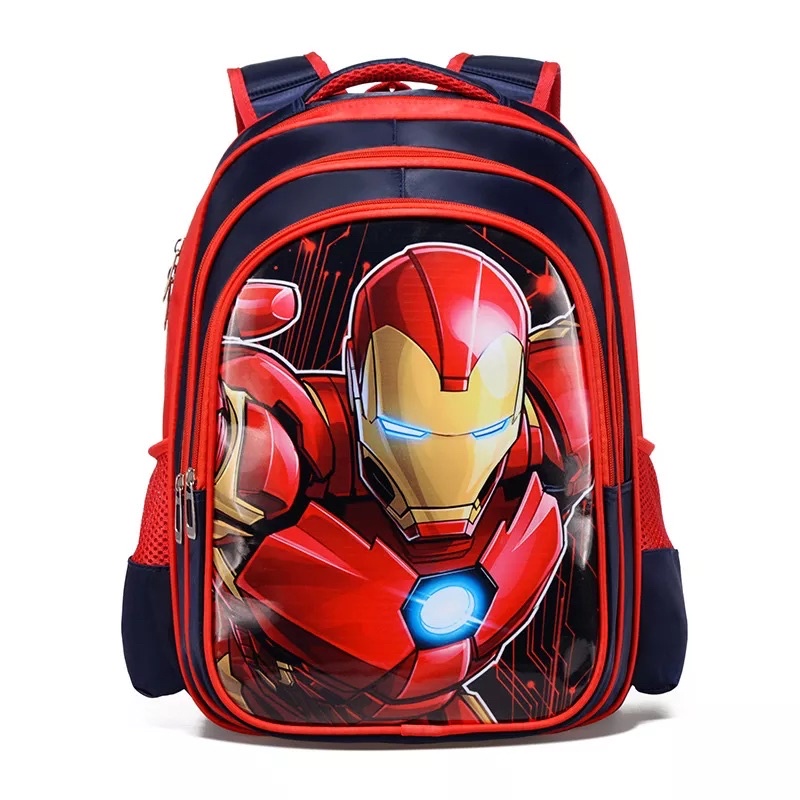 Mochillastore - Tas Ransel Anak Laki Laki Karakter Marvel Tas Sekolah Anak PG PAUD TK SD Backpack Anak Cowok Tas Ransel Captaint Amerika