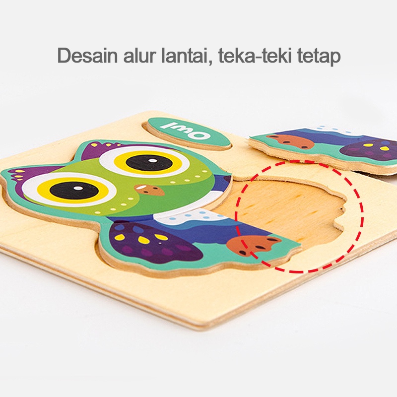 Puzzle kayu anak / Mainan Edukasi anak / wooden toys C 275