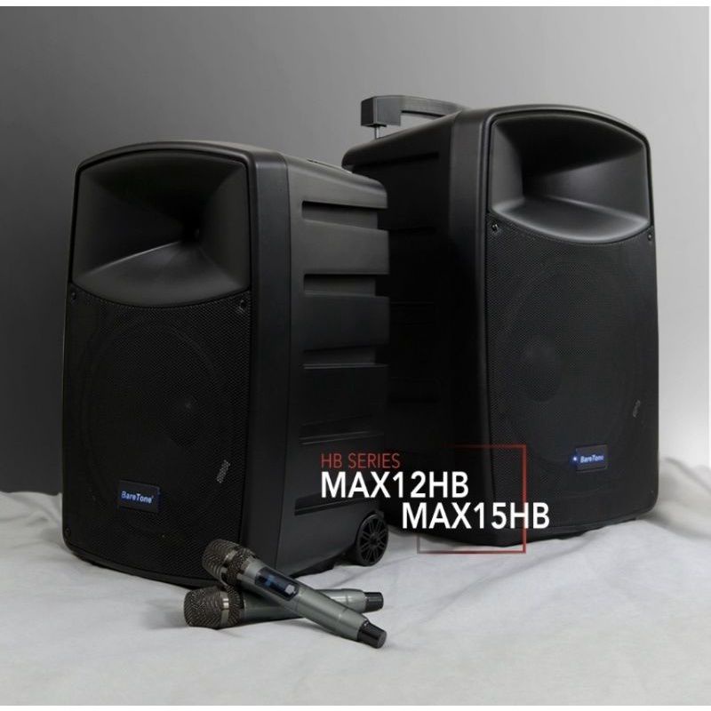 Speaker Metting wireless Baretone Max 15HB Original Portable