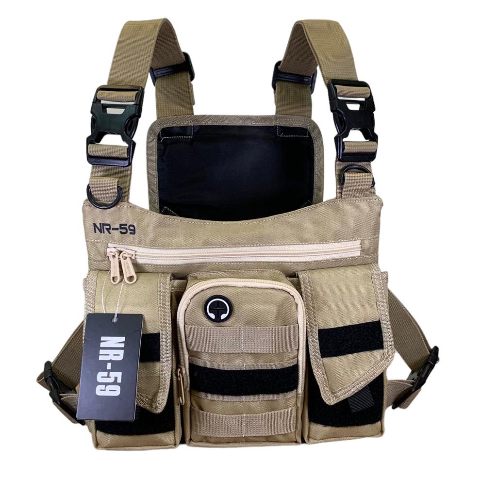 TAS DADA PRIA TACTICAL ORIGINAL NR-59 NEW CREAM / CHEST RIG BAG NR-59 ORIGINAL / CHEST BAG PREMIUM ORIGINAL