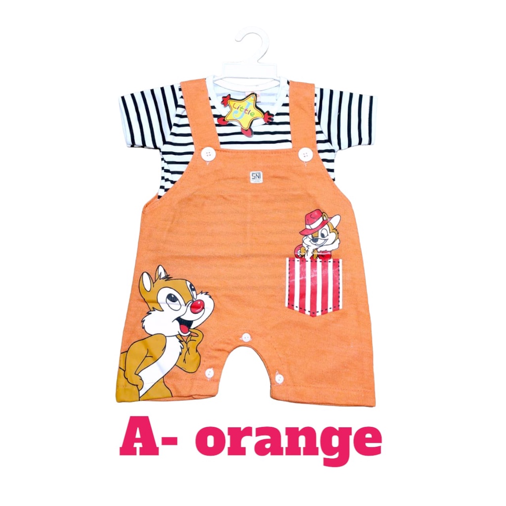 Setelan Baju Bayi | Overall Jumper Bayi Anak Romper Lengan Pendek