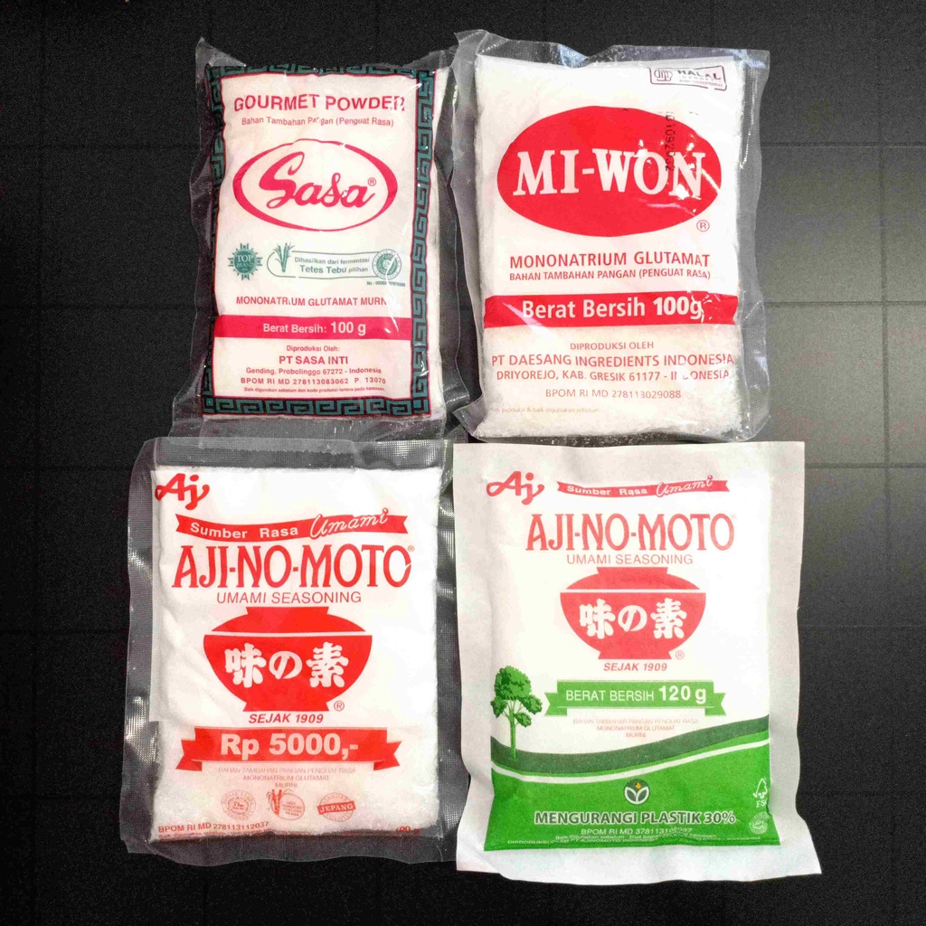 Ajinomoto Umami Seasoning Penguat Penambah Rasa MSG Murni Micin Miwon Sasa 100gr 120gr