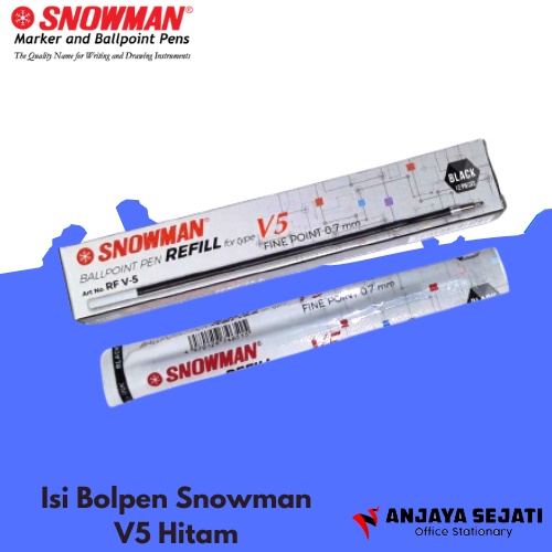 

Isi Bolpen Snowman V5 | Refill Pulpen | Perlusin (12pcs)