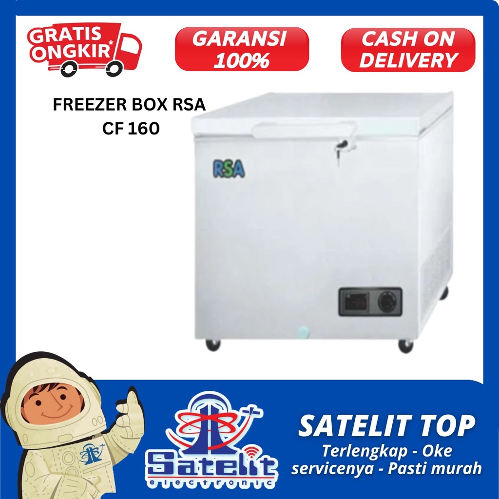 FREEZER BOX / CHEST FREEZER / PENYIMPANAN DAGING RSA CF 160 / PROMO
