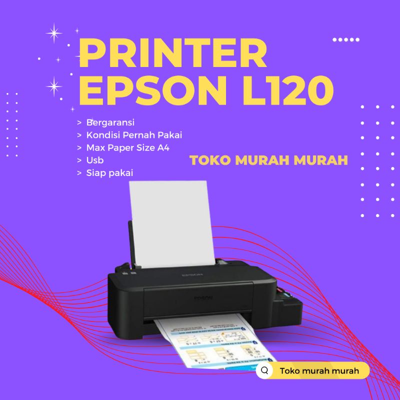 printer epson 120 bekas Berkualitas - Unit Epson L120