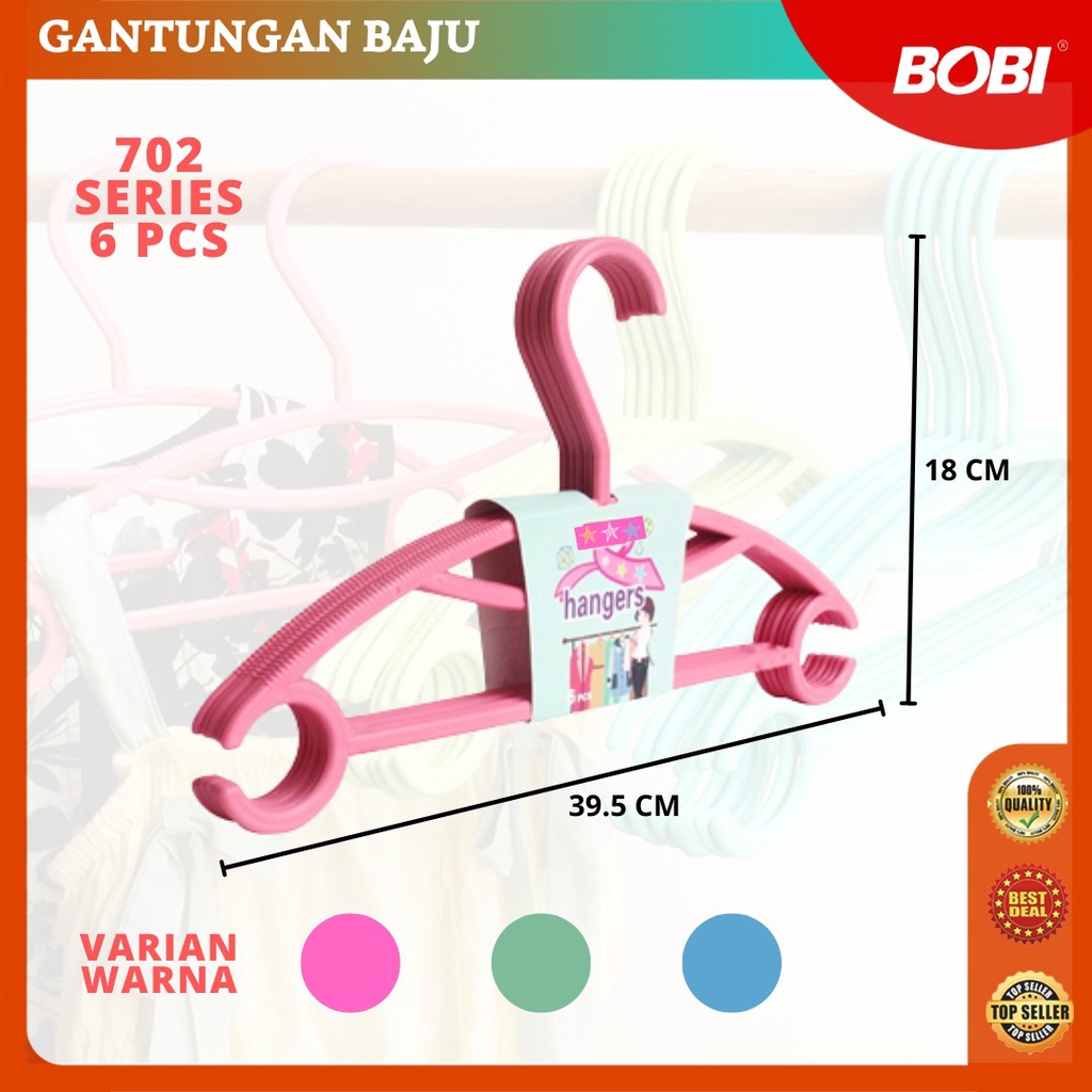 Gantungan Baju per Ikat/ Gantungan Termurah kualitas Bagus / Warna Random