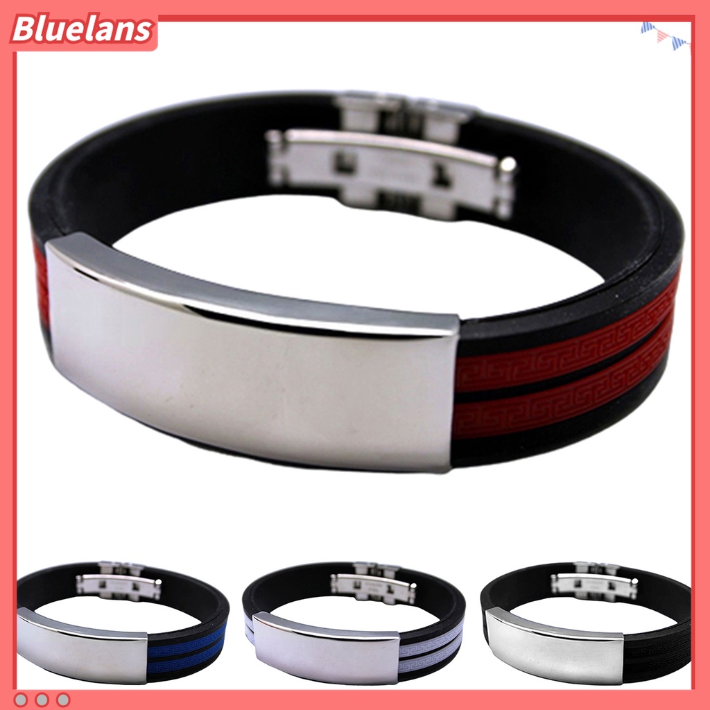 Gelang Bahan Stainless Steel Flexible Untuk Pria