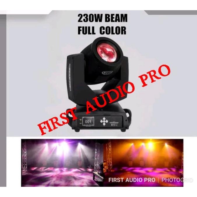 Lampu Beam 230 W Moving Head Full Color & Hardcase