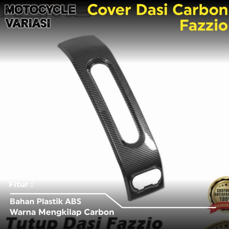 Cover Dasi Fazzio Carbon Tutup Dasi Depan Fazzio Carbon