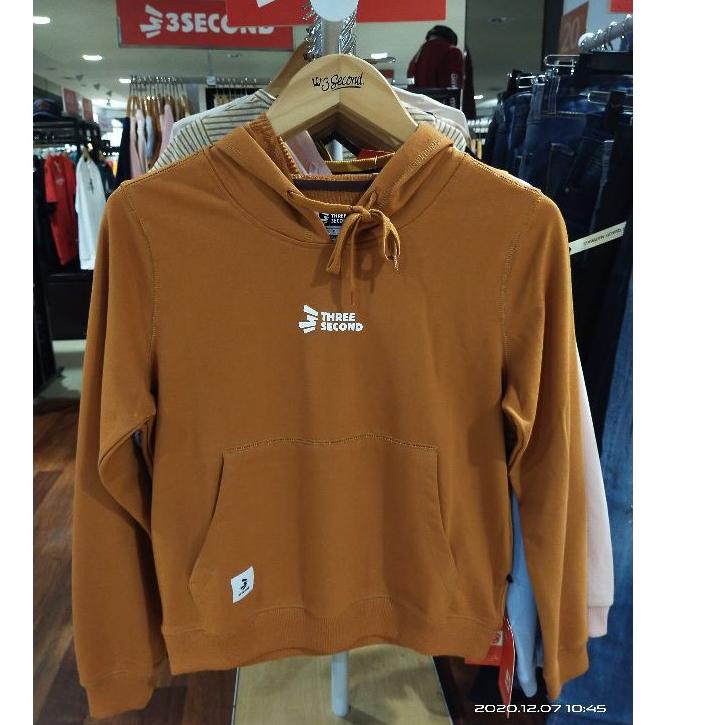 Penjualan Terbanyak.. HOODIE CEWEK 3SECOND 100% ORIGINAL NEW ARRIVAL. 3 WARNA MERAH BLEWAH,BIRU,COKL