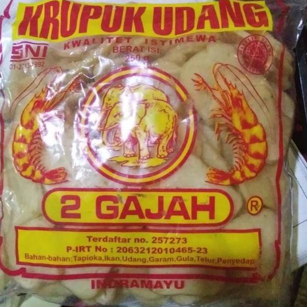 

㊔C Krupuk Udang 2 Gajah STOK BANYAK 3694 ⌘