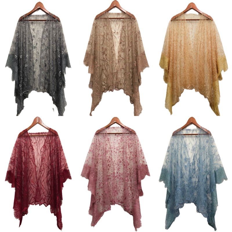 KEBAYA CAPE BRUKAT KILAU JELITA OUTER TOP OUTER CARDIGAN KEBAYA TULLE MIX/OUTR BROKAT CARDIGAN KONDA