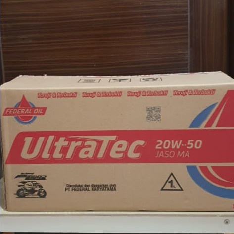 OLI FEDERAL ULTRATEC 1 LITER 20W-50 1 Dus isi 24 botol