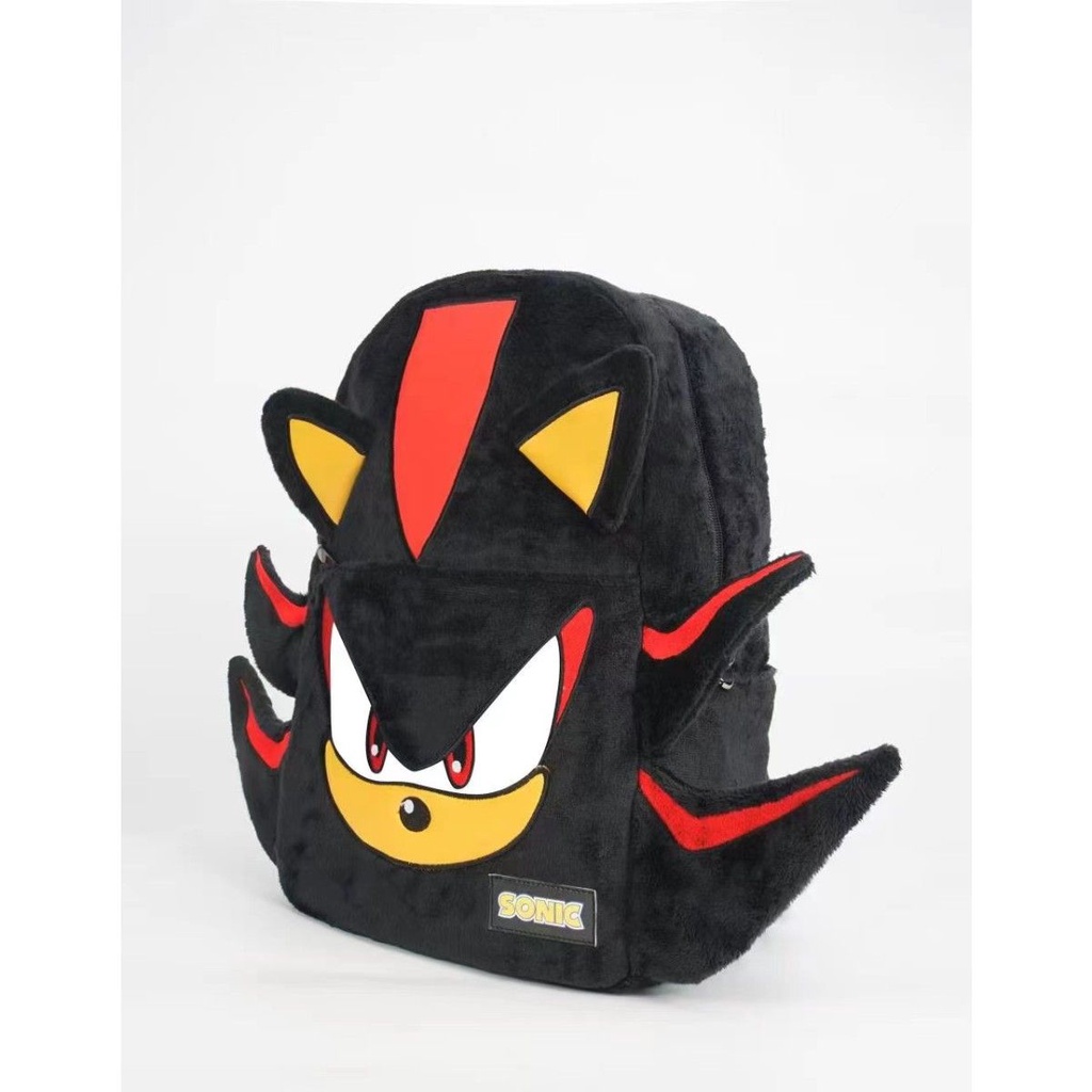 ✆▣Sera impor wlgs buatan sendiri Sonic shadow black plush niche backpack couple