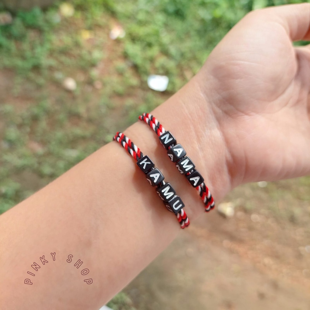 Gelang tridatu custom nama