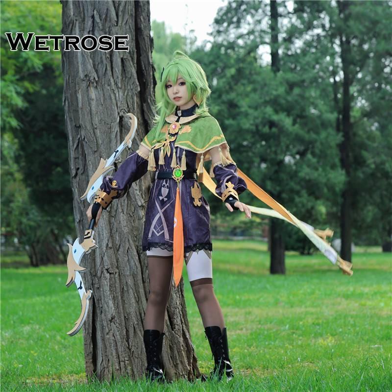 【Wetrose】Genshin Impact Sumeru Collei Cosplay Costume Cos Set
