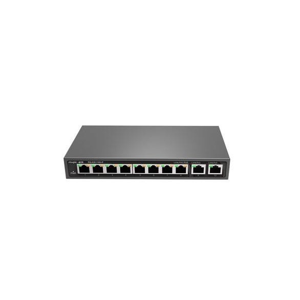 RUIJIE RG-ES110D-P 8 Port 10/100 Unmanaged PoE+ Switch with 110W