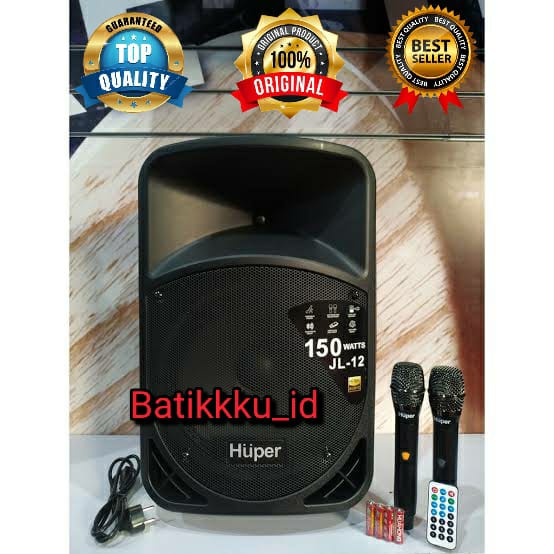 SPEAKER AKTIF PORTABLE HUPER JL 12 JL12 ORIGINAL 12 INCH