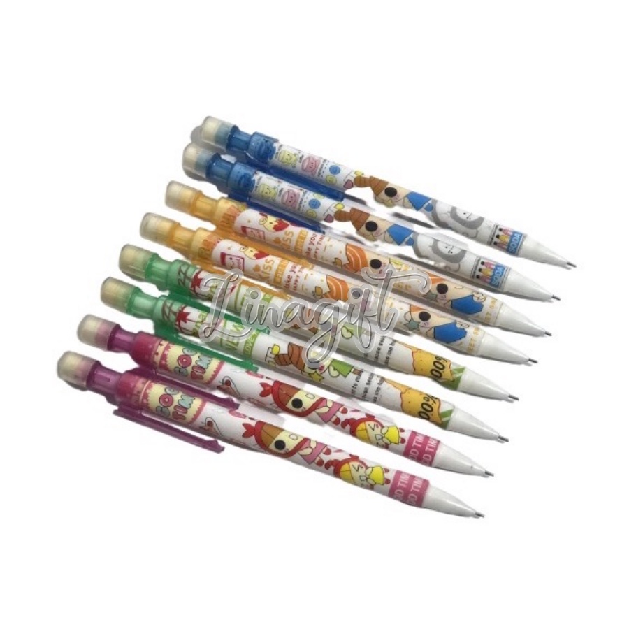 ( Ecer 1 Pcs ) MEKANIC PENCIL SALE - PENSIL MEKANIK 0.5 MM ANAK ANAK MURAH 2B