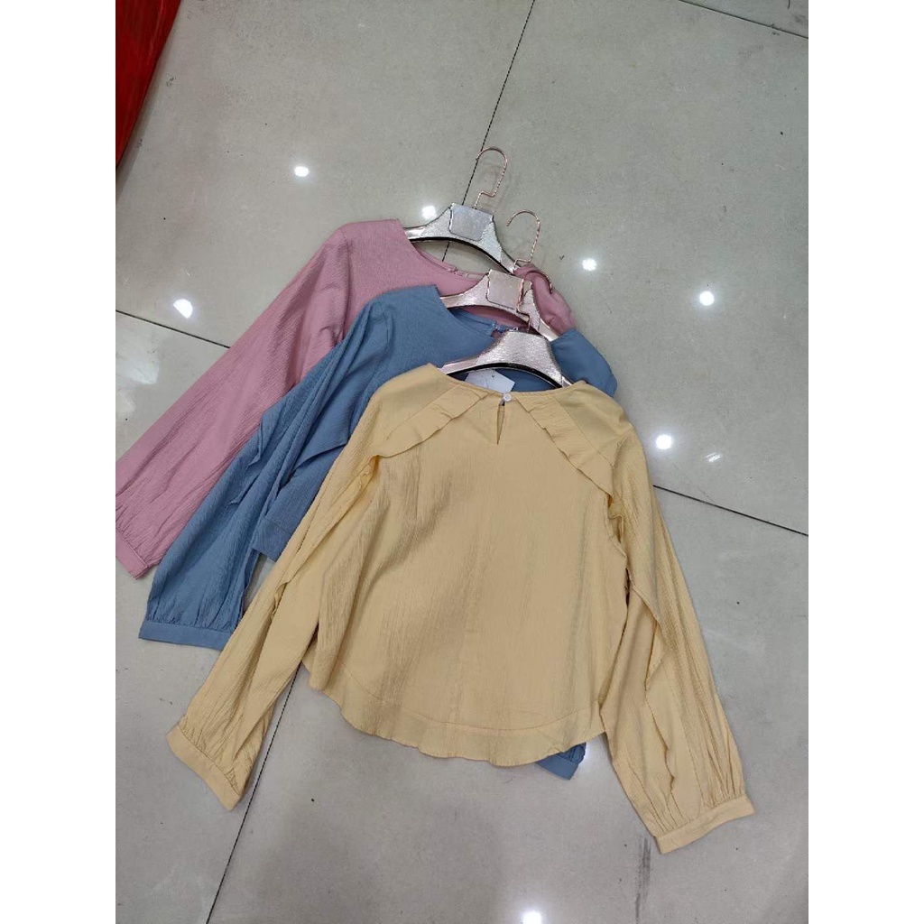 MACARON kemeja blouse premium atasan wanita baju oversize all size