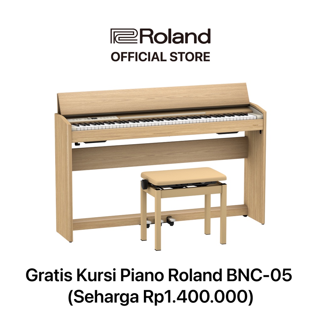 Roland F701 Digital Piano (Light Oak)