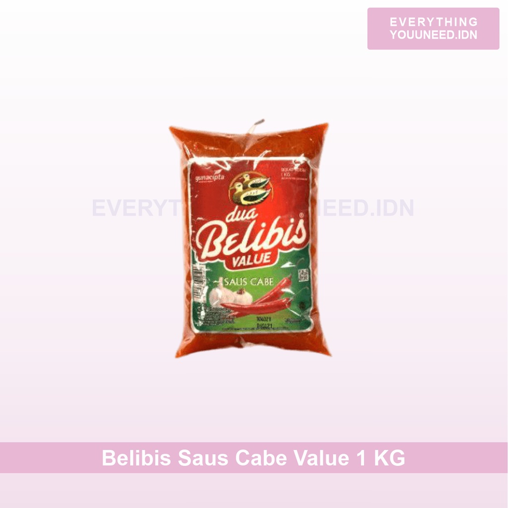 

Saus Cabe Dua Belibis Value 1 kg