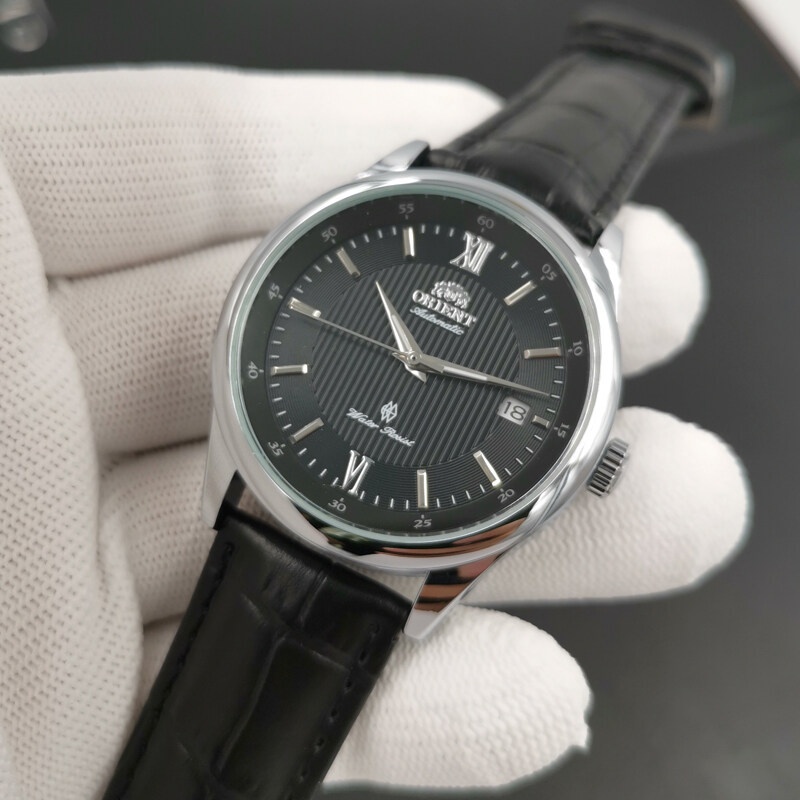 Jam Tangan Formal Pria Orient Jam Tangan Otomatis Jepang / Jam Tangan Berliku dengan Baja Tahan Kara