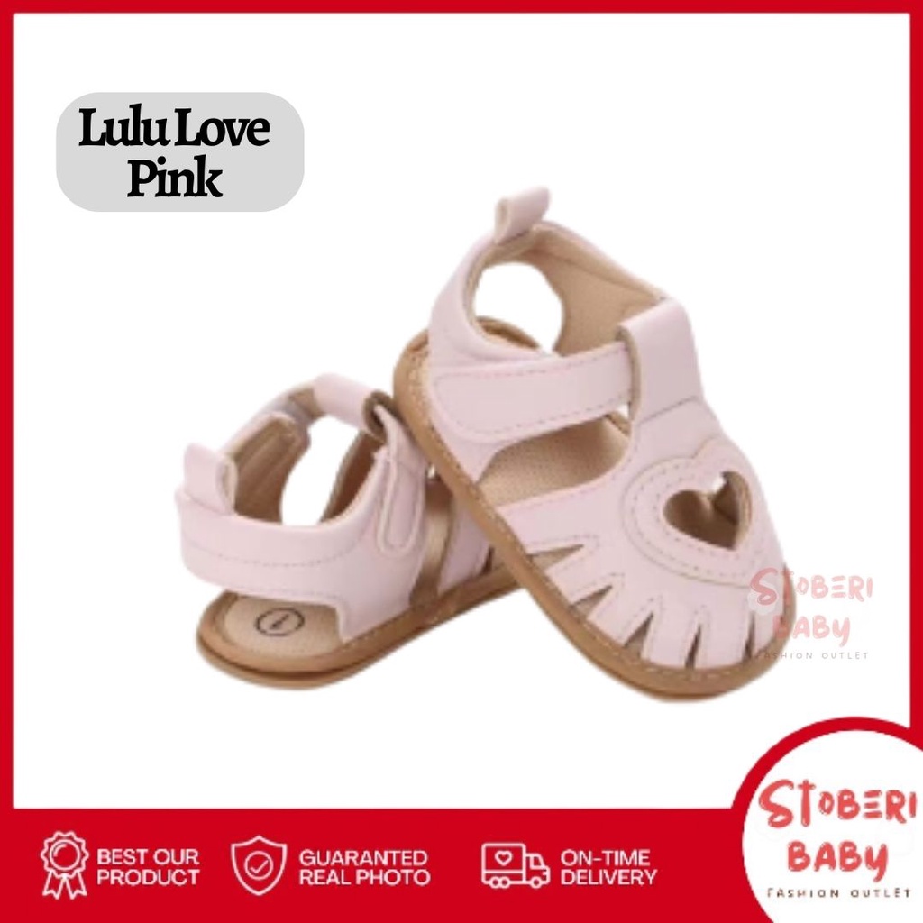 PUNCAK 3.3 stoberi baby - PREWALKER Sepatu Anak Bayi Baby  Shoes Sandal Casual Socks Anti Slip Bahan Import / LULU LOVE