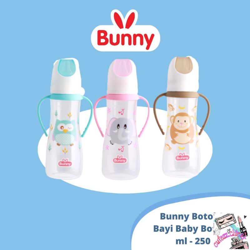 ☃️Cutezz_Ching1☃️Lusty Bunny Feeding Bottle Botol Susu With Handle