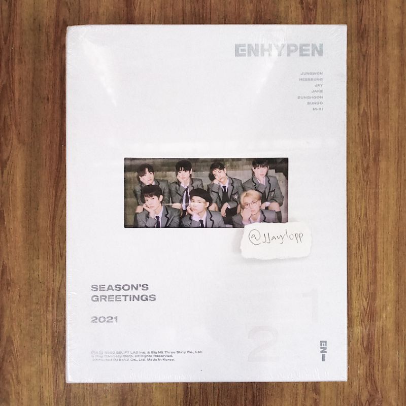 season greeting 2021 enhypen sealed