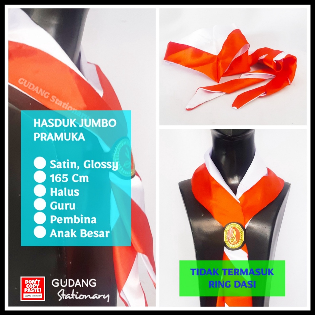 Hasduk Dasi Pramuka Satin Jumbo Size